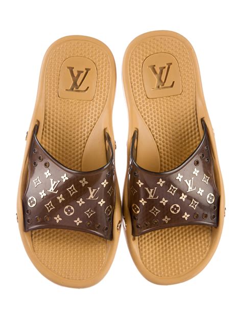 mens lv slippers|lv sandals men.